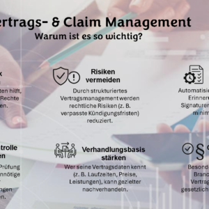 Vertrags- & Claim Management – Warum ist es so wichtig?